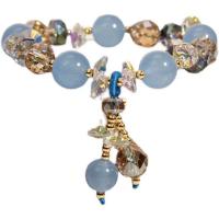 Bracelets quartz, Cristal naturel, avec cristal, bijoux de mode & différents matériaux pour le choix & pour femme, Longueur:Environ 6-8 pouce, Vendu par PC