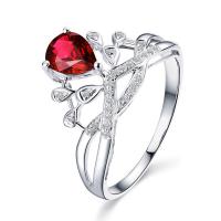 Δάχτυλο δαχτυλίδι με στρας, Ορείχαλκος, Στέμμα, επιπλατινωμένα, διαφορετικό μέγεθος για την επιλογή & για τη γυναίκα, περισσότερα χρώματα για την επιλογή, Μέγεθος:6-10, Sold Με PC