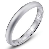 Brass Bracelet & Bangle, silver color plated, for woman & frosted, 58mm, 10PCs/Lot, Sold By Lot