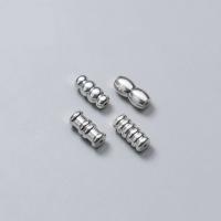 925 Sterling Silver Screw Clasp, DIY & different styles for choice, silver color, 5x11mm, Sold By PC