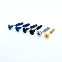 Boucle d'oreille Acier Titane, Vis, unisexe, plus de couleurs à choisir, 25x7mm, 40PC/lot, Vendu par lot