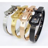 Stainless Steel Bangle, 304 Stainless Steel, Vacuum Plating, for man, more colors for choice, 64x53mm, Sold By PC