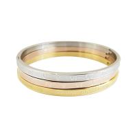Stainless Steel Bangle 304 Stainless Steel Vacuum Plating for woman Sold By PC
