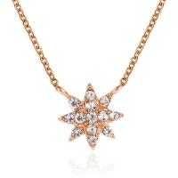 Zinc Alloy Jewelry Necklace plated fashion jewelry & for woman & with rhinestone Length 52 cm Sold By PC
