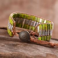 Edelstein Armbänder, Naturstein, mit Zinklegierung, silberfarben plattiert, unisex, keine, Länge:ca. 16 cm, verkauft von PC
