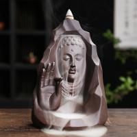 Backflow Incense Burner, Porcelain, handmade, for home and office & durable, 122x100x173mm, Sold By PC