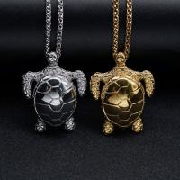 Stainless Steel Animal Pendants 316L Stainless Steel Turtle Vacuum Ion Plating fashion jewelry & Unisex Sold By PC