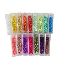 Solid Färg Glas Seed Pärlor, Seedbead, Flat Round, DIY, fler färger för val, nickel, bly och kadmium gratis, 3mm, Ca 160PC/Bag, Säljs av Bag
