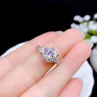 Cubic Zircon Brass Finger Ring Geometrical Pattern platinum plated for woman & with cubic zirconia 8mm US Ring Sold By PC
