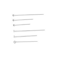 925 Sterling Silver Pins polished DIY silver color Sold By PC