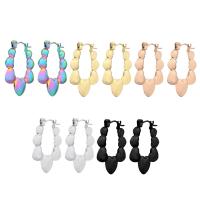 Stainless Steel Lever Back Earring, 304 Stainless Steel, Vacuum Ion Plating, fashion jewelry & for woman, more colors for choice, 21x25x3mm, Sold By Pair