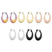 Acier inoxydable Levier Retour Earring, Acier inoxydable 304, bijoux de mode & pour femme, plus de couleurs à choisir, 21.5x23x4mm, Vendu par paire