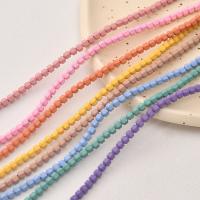 Non Magnetic Hematite Beads, stoving varnish, DIY, more colors for choice, 3x3mm, Hole:Approx 1mm, Approx 125PCs/Strand, Sold Per Approx 14.96 Inch Strand