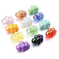 Perles miracles acryliques, Acrylique, raisin, DIY, plus de couleurs à choisir, 33x22mm, Trou:Environ 2.2mm, 10PC/sac, Vendu par sac