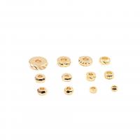 Brass Spacer Beads 14K gold plated DIY nickel lead & cadmium free Sold By PC