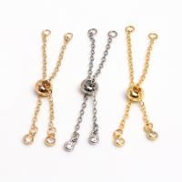 Brass Bracelet Chain, plated, DIY, more colors for choice, nickel, lead & cadmium free, Length:Approx 6 cm, Sold By PC