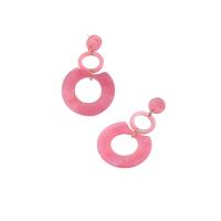 Acrylic Jewelry Earring Zinc Alloy with Acrylic fashion jewelry & for woman nickel lead & cadmium free Sold By Pair