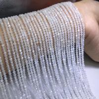 Perles bijoux en pierres gemmes, Opaline, poli, DIY & normes différentes pour le choix & facettes, blanc, Vendu par Environ 38-40 cm brin