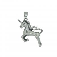 Stainless Steel Pendants 316L Stainless Steel Unicorn fashion jewelry & Unisex original color Sold By PC