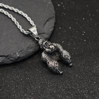 Stainless Steel Animal Pendants 316L Stainless Steel Orangutan fashion jewelry & Unisex Sold By PC