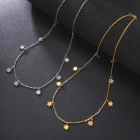 Stainless Steel smycken halsband, Titan Stål, med 1.97inch extender kedja, plated, mode smycken & för kvinna, fler färger för val, 7.80x10.30mm, Såld Per Ca 19.69 inch Strand