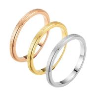 Stainless Steel Finger Ring, 304 Stainless Steel, fashion jewelry & different size for choice & for woman, more colors for choice, Sold By PC