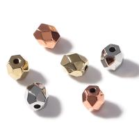 Copper Coated Plastic Beads plated DIY & faceted Sold By Bag