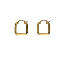 Brass Drop Earring Square plated fashion jewelry & for woman nickel lead & cadmium free Sold By Pair