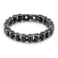 Titanium Steel Bracelet & Bangle, Vacuum Plating, different size for choice & for man, more colors for choice, Sold By PC