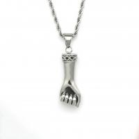 Stainless Steel Pendants, 316L Stainless Steel, fashion jewelry & for man, original color, 14x36mm, Sold By PC