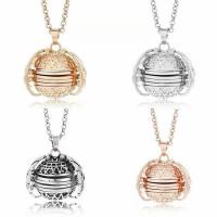 Fashion Locket Necklace, Tibetan Style, plated, DIY & with photo locket & Unisex & different styles for choice, more colors for choice, nickel, lead & cadmium free, 20mm, Sold Per Approx 23.62 Inch Strand