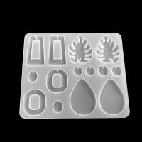 Conjunto de moldes epóxi DIY, silicone, 137x117x60mm, vendido por PC
