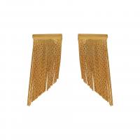 Fashion Fringe Earrings Brass plated fashion jewelry & for woman nickel lead & cadmium free Sold By Pair