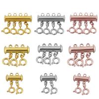 304 Stainless Steel Slide Lock Clasp Vacuum Ion Plating 6mm Sold By Set