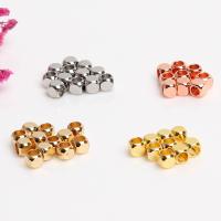 Grânulos de jóias de latão, cobre, Quadrado, banhado, tamanho diferente para a escolha, Mais cores pare escolha, 100PCs/Lot, vendido por Lot