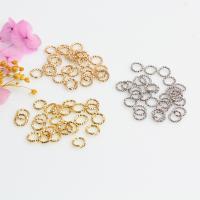 Brass Open Jump Ring Donut high quality plated DIY Sold By Lot