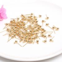 Brass Earring Stud Component, high quality plated, DIY & different size for choice, more colors for choice, 50PCs/Lot, Sold By Lot