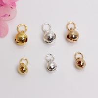 Brass Jewelry Pendants, Bell, high quality plated, DIY & different size for choice, more colors for choice, 50PCs/Lot, Sold By Lot