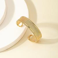 Bijoux de bracelet en alliage de zinc, Placage de couleur d'or, bijoux de mode & pour femme, protéger l'environnement, sans nickel, plomb et cadmium, 18.50mm, Diamètre intérieur:Environ 65mm, Vendu par PC