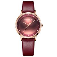 Women Wrist Watch Zinc Alloy with Leather & Glass & 304 Stainless Steel Japanese watch movement nickel lead & cadmium free Life water resistant & fashion jewelry & for woman Approx 8.5 Inch  Sold By PC