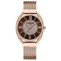Women Wrist Watch Zinc Alloy with Glass & 304 Stainless Steel Japanese watch movement nickel lead & cadmium free Life water resistant & fashion jewelry & for woman & with rhinestone Approx 7.28 Inch  Sold By PC