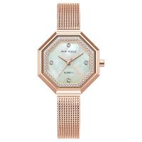 Women Wrist Watch Zinc Alloy with Glass & 304 Stainless Steel Japanese watch movement nickel lead & cadmium free Life water resistant & fashion jewelry & for woman & with rhinestone Approx 7.68 Inch  Sold By PC