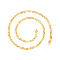 Zinklegierung Schmuck Halskette, goldfarben plattiert, Modeschmuck & für Frau, goldfarben, frei von Nickel, Blei & Kadmium, Länge:ca. 45 cm, 12PCs/Tasche, verkauft von Tasche