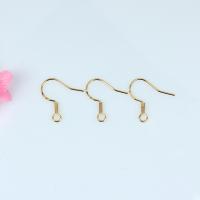 Brass Hook Earwire, Cupronickel, plated, DIY, more colors for choice, nickel, lead & cadmium free, 19x16.60mm, Sold By PC