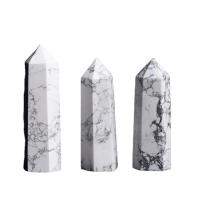 Magnésite Quartz Cluster, poli, normes différentes pour le choix, blanc, 3PC/lot, Vendu par lot