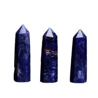 sodalite Quartz Cluster, poli, normes différentes pour le choix, bleu, 3PC/lot, Vendu par lot