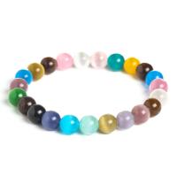Cats Eye Bracelets, polished, different size for choice & for woman, more colors for choice, Sold By PC