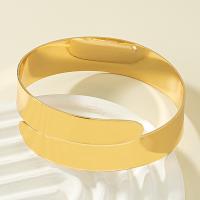 Zinc Alloy Bangle gold color plated fashion jewelry & for woman nickel lead & cadmium free Inner Approx 75mm Sold By PC