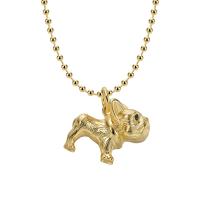 Brass Necklace Dog plated for woman nickel lead & cadmium free Length Approx 45-50 cm Sold By PC