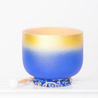 Quartz Singing Bowl, different size for choice, blue, nickel, lead & cadmium free, Sold By PC